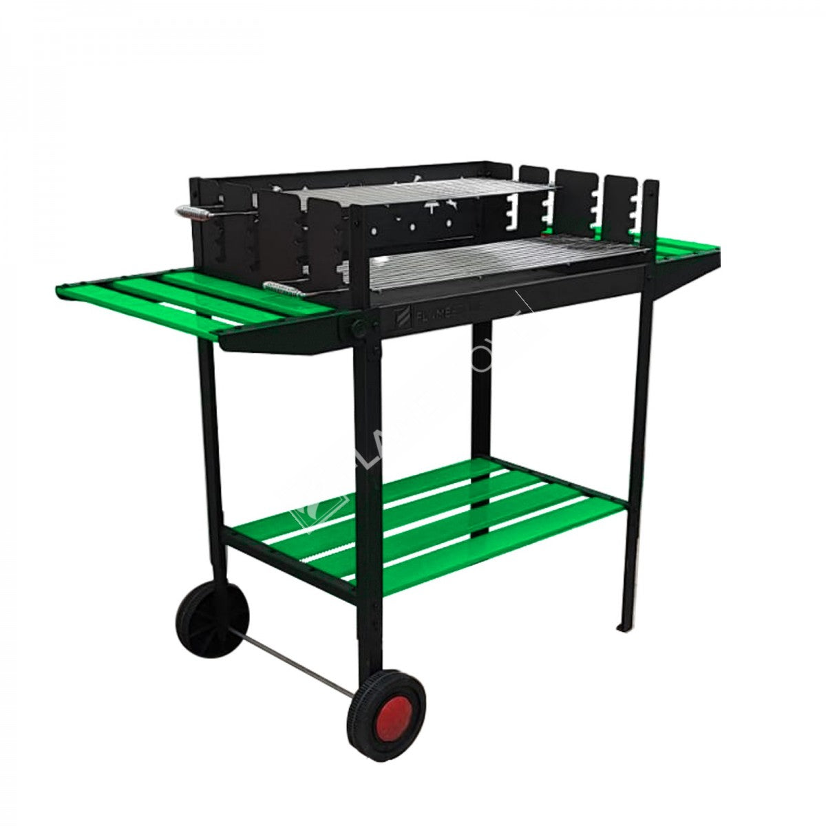 FRS-505Y Fire Stove FRS-504 Yeşil Lüks Tekerlekli Barbekü 