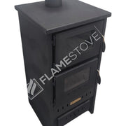 Fire Stove S3 - Çelik Fırınlı Soba: Ateş Tuğlalı, Robax Camlı, 9kW Verimli