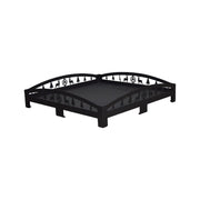 FRS-104D Fire Stove Premium 60x60 cm Lazer Kesim Doğa Desenli Soba Altlığı Zemin Koruyucu
