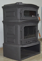 FRS-033YKST Fire Stove Altara Premium YK Döküm Soba: Çift Yanmalı, Fırınlı, Odunluklu