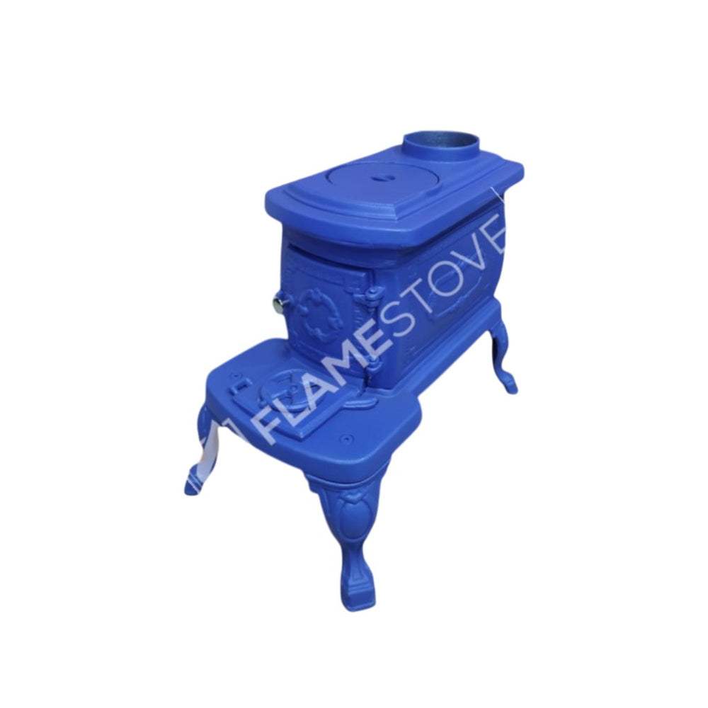 FRS-059M Fire Stove Nostalji Fransız Pik Döküm Soba: Odun Kömür Yakıtlı, 25m² Isıtma