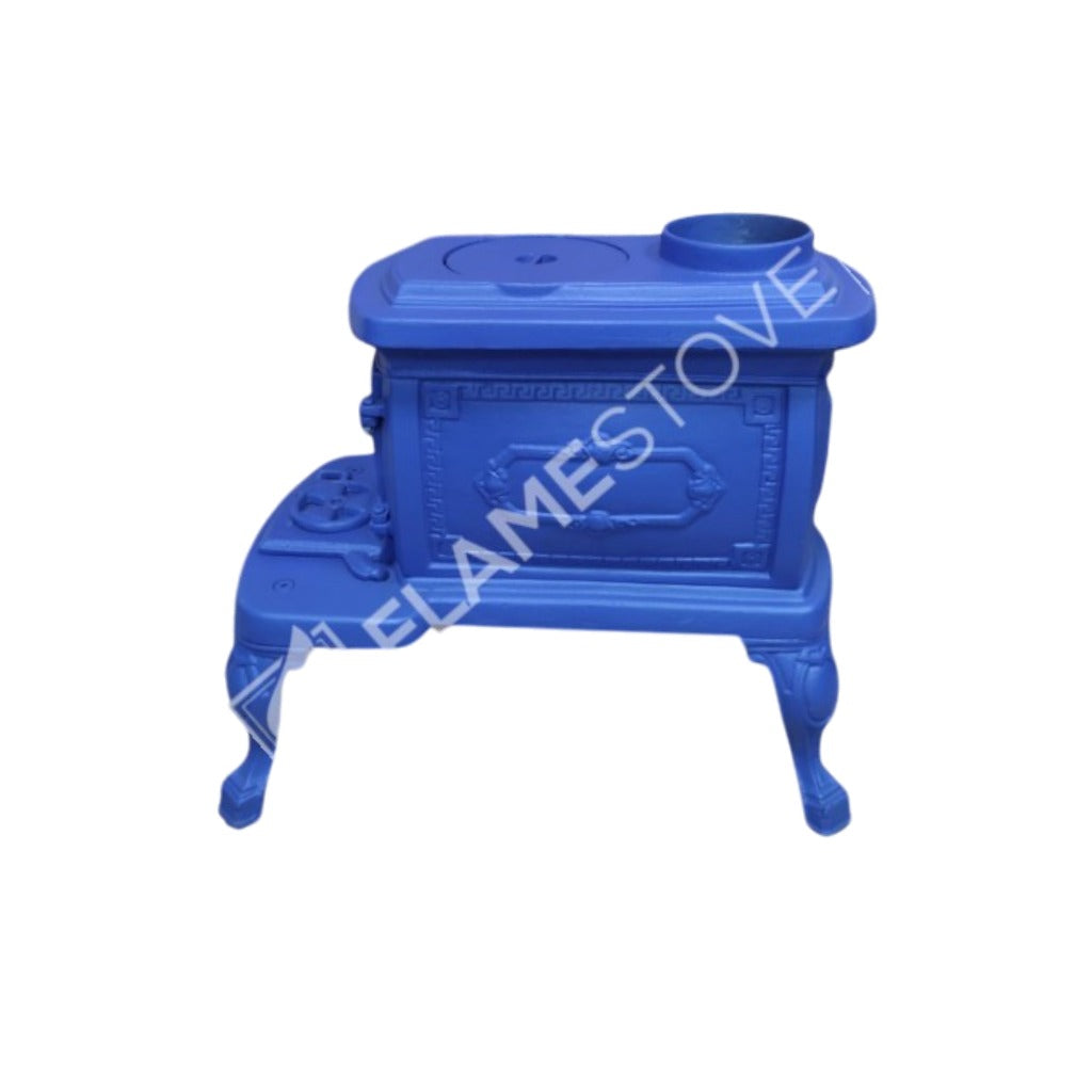 FRS-059M Fire Stove Nostalji Fransız Pik Döküm Soba: Odun Kömür Yakıtlı, 25m² Isıtma