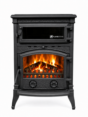 FRS-012 Fire Stove Sirius Maxi 4 Fırınlı Döküm Soba: Yüksek Verimli Odun Kömür Isıtıcı