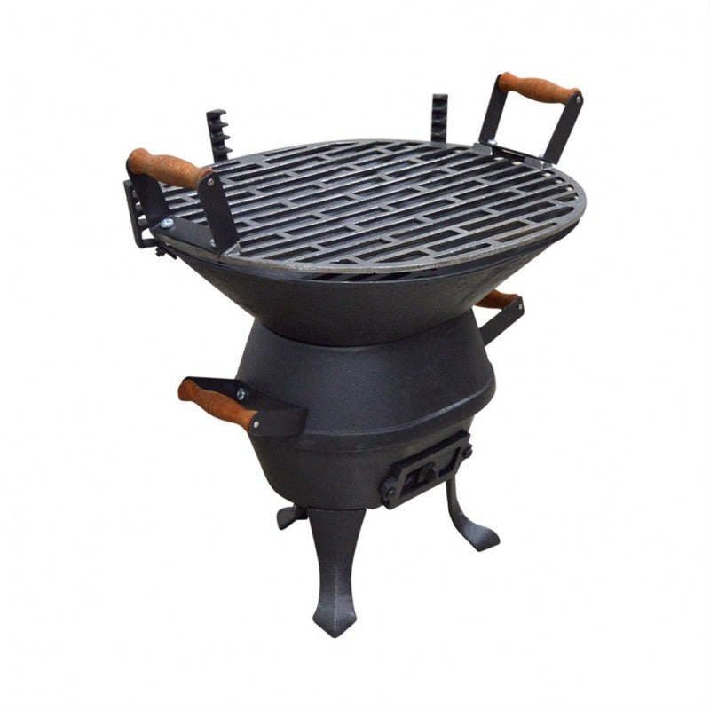 FRS-402 Fire Stove Şık Pik Döküm Elips Kademeli Mangal