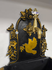 Fire Stove FRS-914 Küçük Gold Döküm Alüminyum Bahçe Çeşmesi Dış Mekan Dayanıklı Su Musluğu