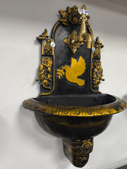Fire Stove FRS-914 Küçük Gold Döküm Alüminyum Bahçe Çeşmesi Dış Mekan Dayanıklı Su Musluğu
