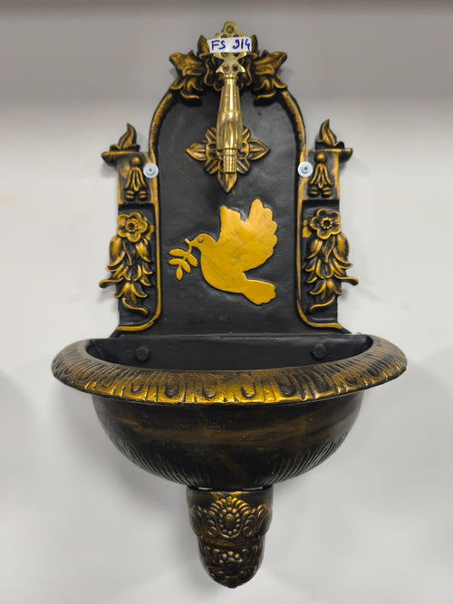 Fire Stove FRS-914 Küçük Gold Döküm Alüminyum Bahçe Çeşmesi Dış Mekan Dayanıklı Su Musluğu