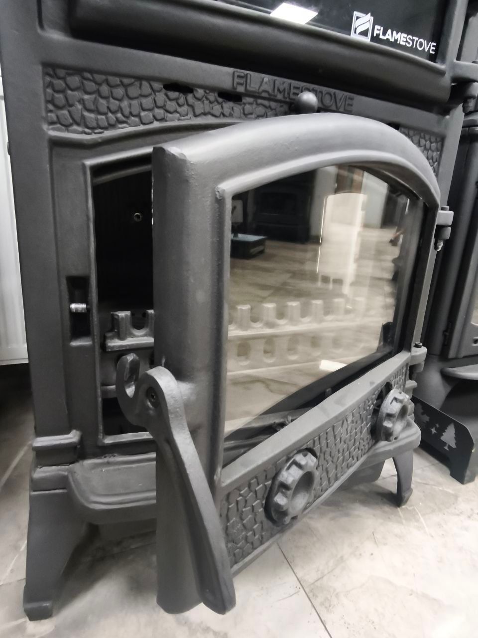  Sirius Maxi Yan Kapaklı Fırınlı Döküm Soba  Fire Stove FRS-11YK-AK 