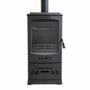 FRS-205 LODI STYLE Fire Stove Lodi A++ Çift Yanmalı Çelik Emaye Soba Döküm İç Hazneli Odunluklu 5 kW