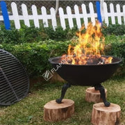 FRS-601 Fire Pit Döküm Ateş Çukuru: 65cm Çap, 10mm Kalın, Yüksek Isı Dayanımı