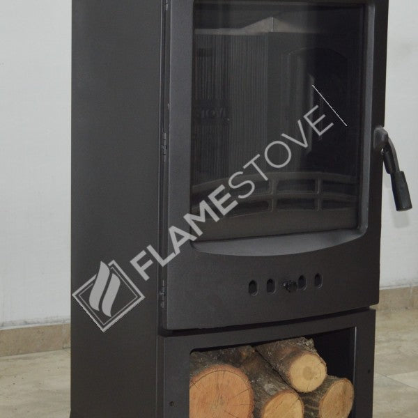 FRS-205YK Fire Stove Lodi Şömine Soba: Yan Yüklemeli, Odunluklu, A Sınıfı, Çift Yanmalı