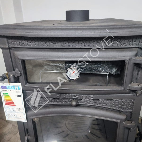 Fire Stove FRS-13ST Sirius Maxi Fırınlı Döküm Soba, 15 kW Güç, Yüksek Verimli Isıtma