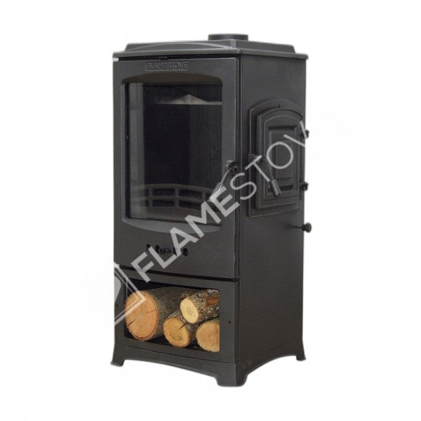 FRS-205YK Fire Stove Lodi Şömine Soba: Yan Yüklemeli, Odunluklu, A Sınıfı, Çift Yanmalı