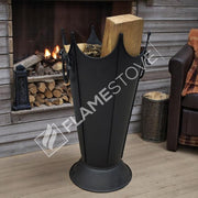 FRS-8192 Fire Stove Mat Siyah Dayanıklı Metal Odunluk