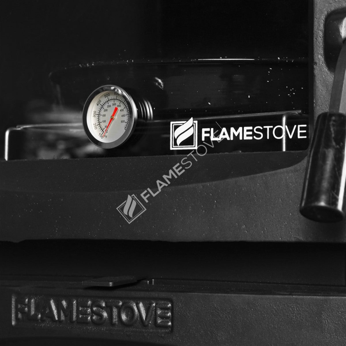 Fire Stove Lodi Gurme Fırınlı Döküm Soba, A Sınıfı, Çift Yanmalı, Robax Camlı, 8 kW