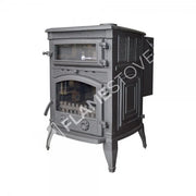 FRS-013SS Fire Stove Sirius Mega Sulu Sistem Döküm Soba, Yüksek Verimli Çift Yanmalı Odun Kömür
