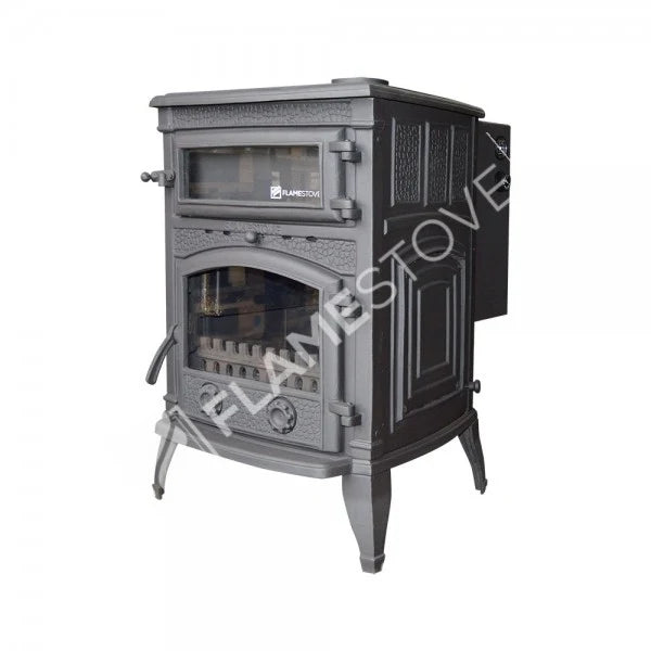 FRS-013SS Fire Stove Sirius Mega Sulu Sistem Döküm Soba, Yüksek Verimli Çift Yanmalı Odun Kömür