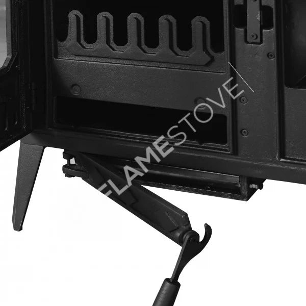 FRS-061 Fire Stove Troy Yatay Kuzineli Döküm Soba, Çift Fırnlı Yüksek Verimli Odun Kömür Sobası