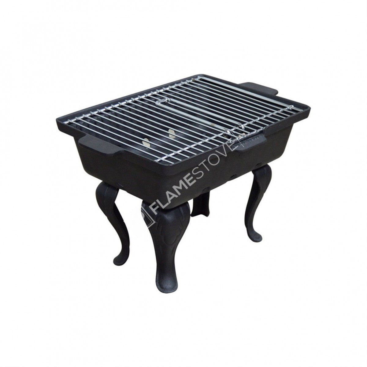FRS-403 Fire Stove Taşınabilir Dekoratif Kısa Ayaklı Döküm Mangal Barbekü Kömürlü Dayanıklı
