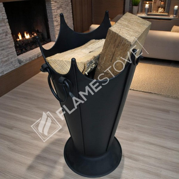 FRS-8192 Fire Stove Mat Siyah Dayanıklı Metal Odunluk