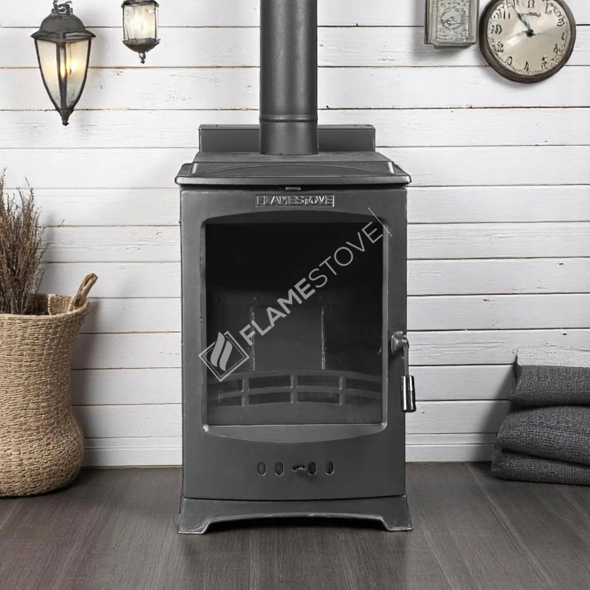 FRS-211 Fire Stove Lodi Krom Haznelı Yüksek Verimli A Sınıfı Pelet Sobası 7 kW