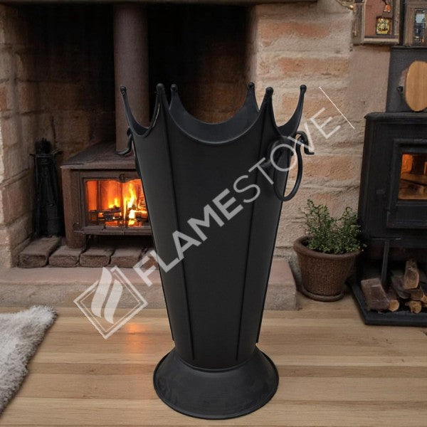 FRS-8192 Fire Stove Mat Siyah Dayanıklı Metal Odunluk