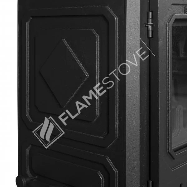 FRS-061 Fire Stove Troy Yatay Kuzineli Döküm Soba, Çift Fırnlı Yüksek Verimli Odun Kömür Sobası