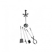 FRS-103Ö Fire Stove Ördek Başlı 4'lü Pik Döküm Maşa Takımı: Şömine ve Barbekü İçin Ergonomik Set