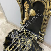 Fire Stove FRS-905 Altın Midye Alüminyum Bahçe Çeşmesi: Lüks Dış Mekan Estetiği