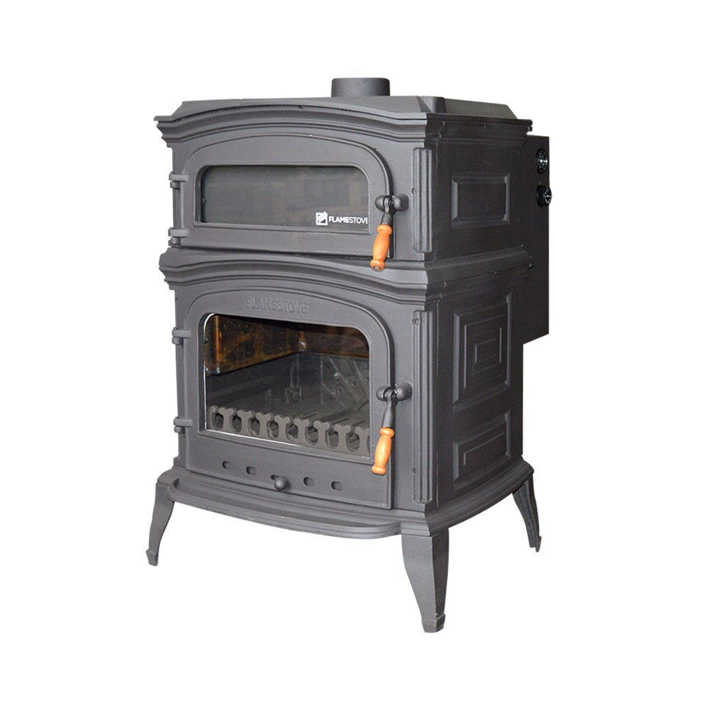 FRS-033SS Fire Stove Döküm Sulu Isıtma Sobası 33 kW Altara Premium Çift Yanma