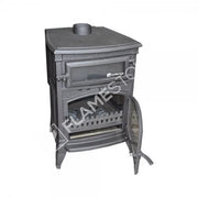 FRS-013SS Fire Stove Sirius Mega Sulu Sistem Döküm Soba, Yüksek Verimli Çift Yanmalı Odun Kömür