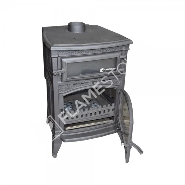FRS-013SS Fire Stove Sirius Mega Sulu Sistem Döküm Soba, Yüksek Verimli Çift Yanmalı Odun Kömür