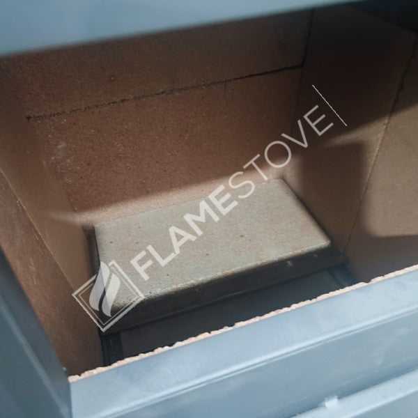 Fire Stove S3 - Çelik Fırınlı Soba: Ateş Tuğlalı, Robax Camlı, 9kW Verimli