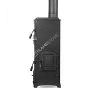 Fire Stove Lodi Gurme Fırınlı Döküm Soba, A Sınıfı, Çift Yanmalı, Robax Camlı, 8 kW