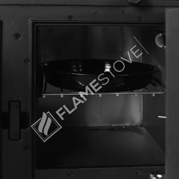 FRS-061 Fire Stove Troy Yatay Kuzineli Döküm Soba, Çift Fırnlı Yüksek Verimli Odun Kömür Sobası