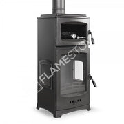 Fire Stove Lodi Lux Gurme Fırınlı 8 kW Yüksek Verimli Döküm Soba