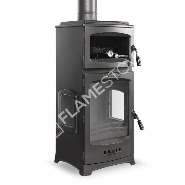 Fire Stove Lodi Lux Gurme Fırınlı 8 kW Yüksek Verimli Döküm Soba