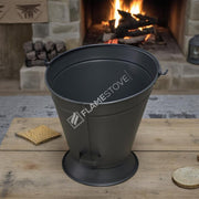 FRS-2330 Fire Stove Mat Siyah Taşınabilir Şömine Odunluk Kömürlük Kovası Ev Aksesuarı