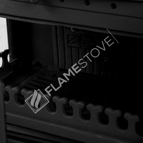 Fire Stove Retro Lux Yüksek Verimli Çift Yanmalı Odun Kömür Sobası Fırınlı Döküm