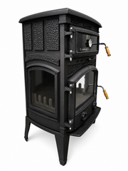 FRS-071YK Fire Stove Fırınlı Döküm Soba Sirius Midi Yan Kapaklı