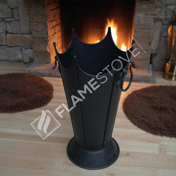 FRS-8192 Fire Stove Mat Siyah Dayanıklı Metal Odunluk