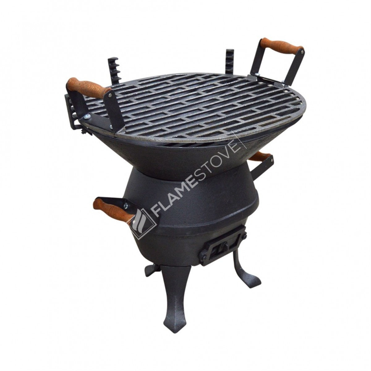 FRS-402 Fire Stove Şık Pik Döküm Elips Kademeli Mangal