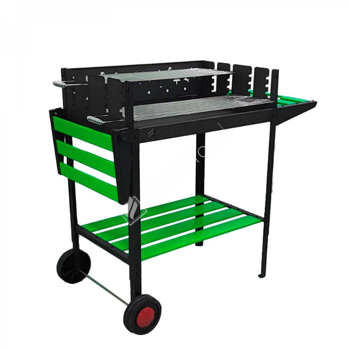 FRS-505Y Fire Stove FRS-504 Yeşil Lüks Tekerlekli Barbekü 