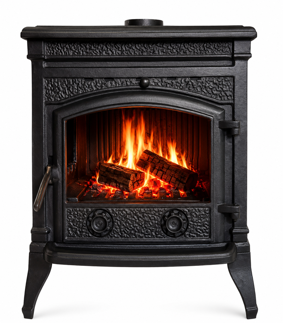 FRS-016 Fire Stove Sirius Star Yüksek Verimli Pik Döküm Odun Kömür Sobası FRS-016