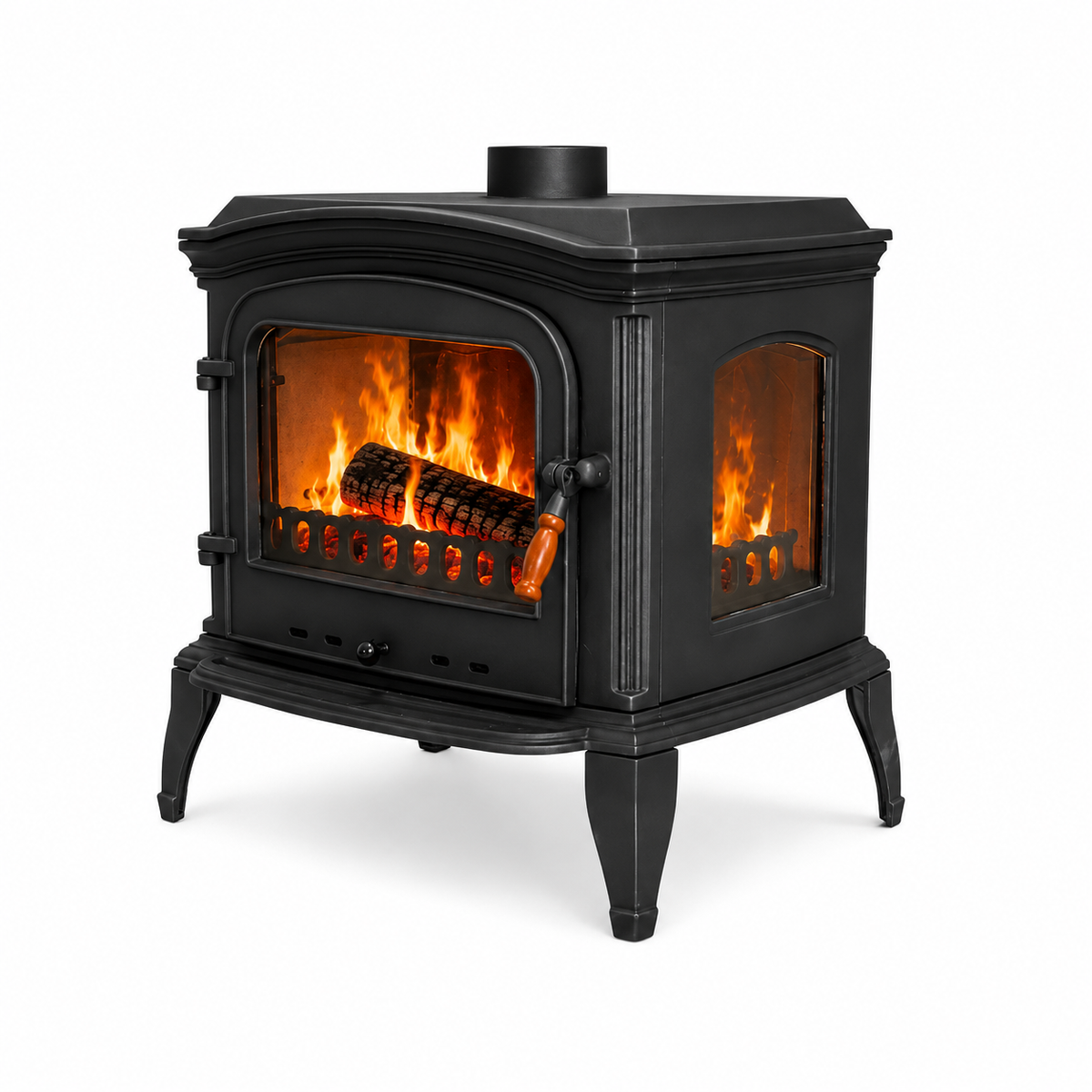 FRS-032 Fire Stove Altara Lux Döküm Soba: Yüksek Verimli, Estetik, Dayanıklı Odun Kömür Sobası