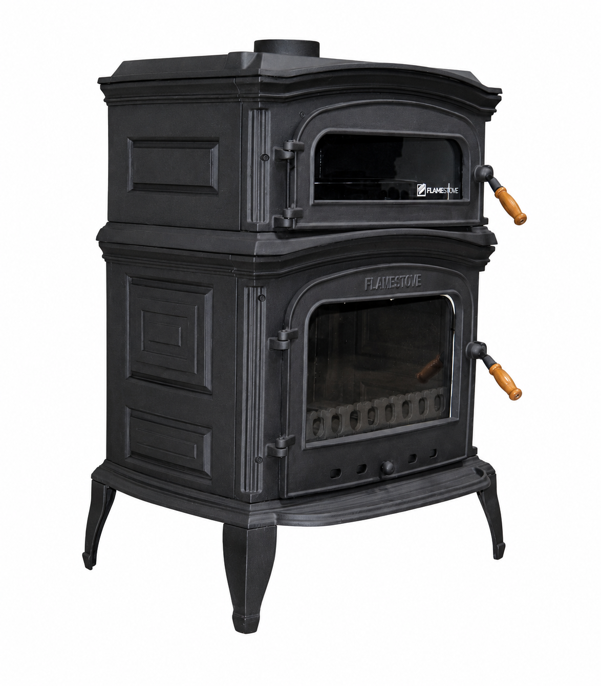 FRS-033 Fire Stove Altara Premium Döküm Soba, Yüksek Verimli Fırınlı Odun Kömür Sobası