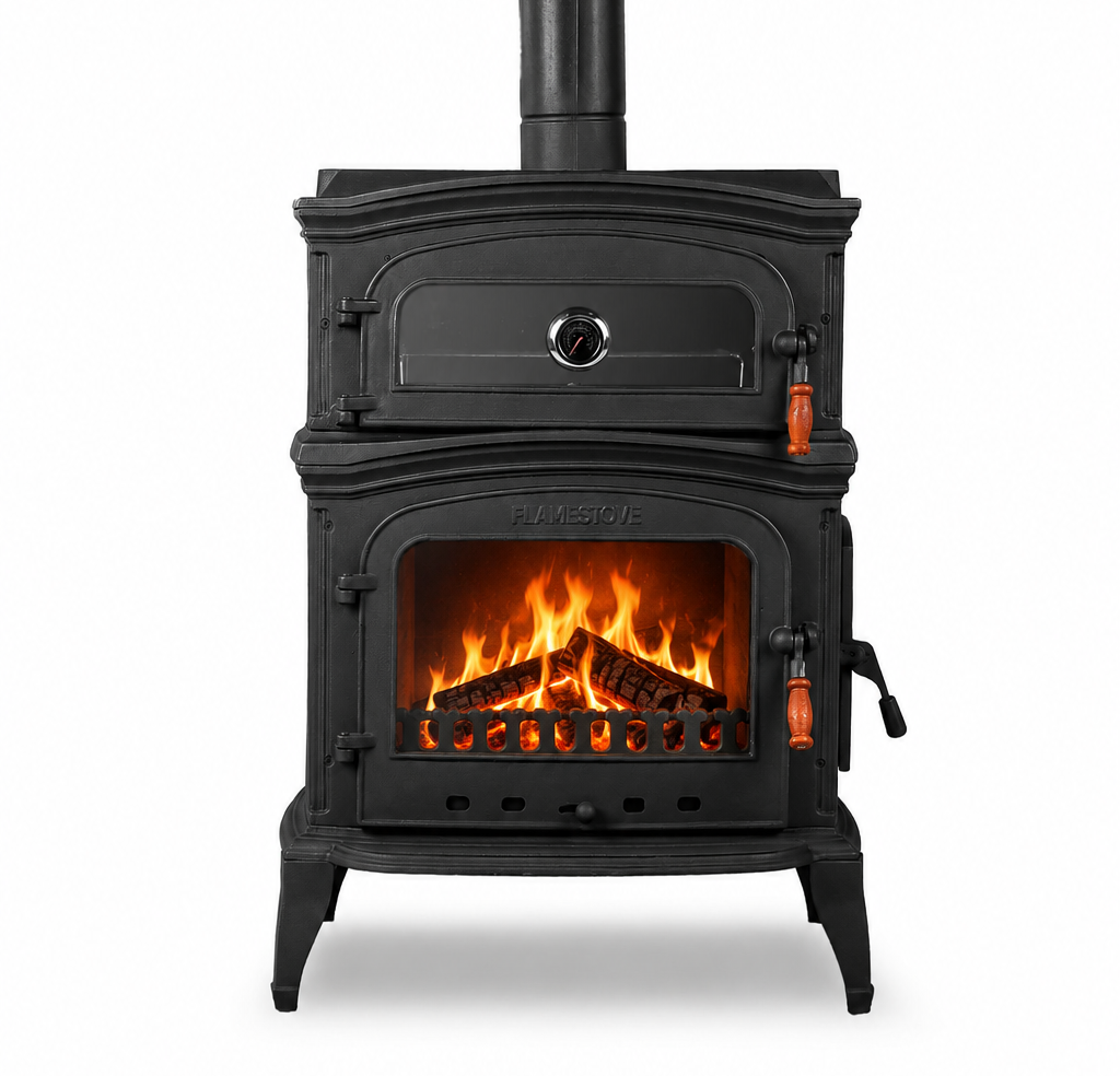 FRS-034YK Fire Stove ALTARA LÜX PREMİUM YK Döküm Soba | Fırınlı ve Çift Yanmalı