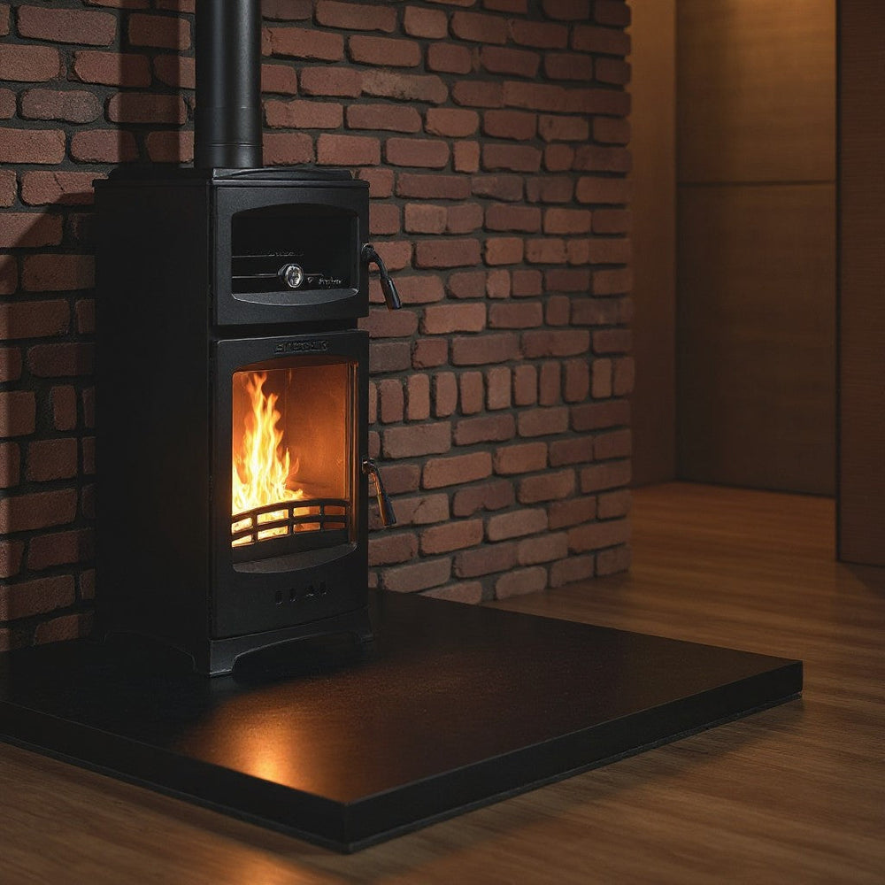 FRS-203 Fire Stove Lodi Gurme Fırınlı Şömine Soba