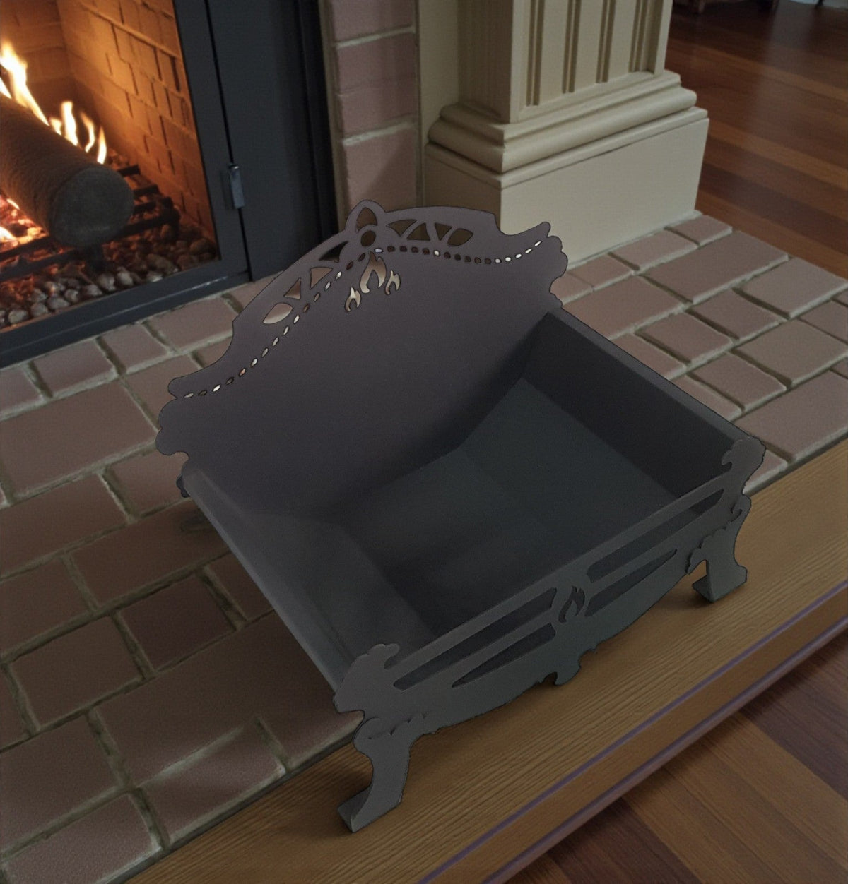 FRS-101A Fire Stove Çelik Odunluk: Şık, Dayanıklı, Fonksiyonel Soba Aksesuarı