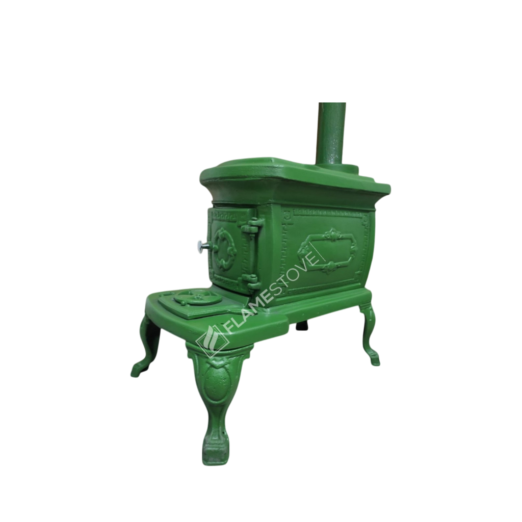 FRS-059Y Fire Stove Nostalji Fransız Pik Döküm Soba: Yüksek Verimli Odun Kömür Isıtma Çözümü.